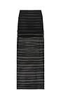 view 7 of 8 FALDA VEILED MAXI SKIRT in Black