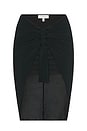 view 7 of 8 Knotted Skirt in Black