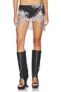view 1 of 8 FALDA METALLIC LACE MINISKIRT in Black