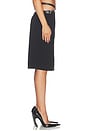 view 3 of 8 Belted Wrap Skirt in Black