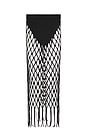 view 7 of 8 FALDA WING NET MAXIDRESS in Black