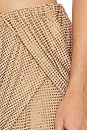 view 6 of 6 Rhinestone Loop Skirt in Tan