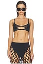 view 1 of 6 SUJETADOR HALO LAYERED BRA in Black