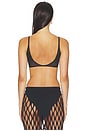 view 3 of 6 SUJETADOR HALO LAYERED BRA in Black