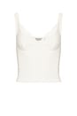 view 6 of 7 Shadow Lace Tank in White