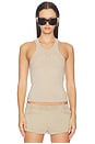 view 1 of 7 Halo Tank Top in Taupe