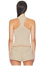 view 3 of 7 Halo Tank Top in Taupe