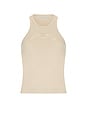 view 6 of 7 Halo Tank Top in Taupe