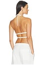 view 3 of 6 Halo Pleat Halter Top in White
