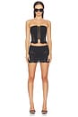 view 4 of 7 Opacity Corset in Black