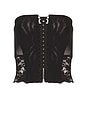 view 6 of 7 Opacity Corset in Black