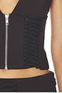 view 6 of 7 Bind Vest in Brown