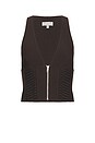 view 7 of 7 Bind Vest in Brown