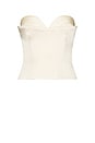 view 6 of 6 Layered Cup Corset in Champagne