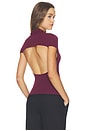 view 1 of 6 Back Top in Oxblood