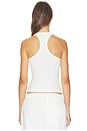 view 4 of 7 Zip Corset Tank in White
