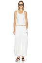 view 5 of 7 Zip Corset Tank in White