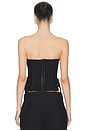 view 3 of 6 Interwoven Brace Top in Black