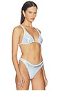 view 2 of 6 Studded Bikini Top in Slate