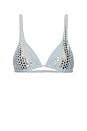 view 5 of 6 Studded Bikini Top in Slate