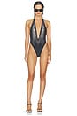 view 1 of 4 Studded One Piece in Black
