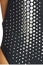 view 4 of 4 Studded One Piece in Black
