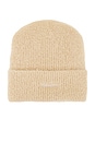 view 1 of 2 Ivy Fuzzy Beanie in Oat