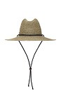 view 2 of 3 Seaside Packable Fedora in Black & Bronze