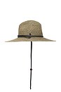 view 3 of 3 Seaside Packable Fedora in Black & Bronze