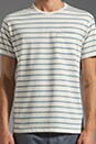 view 4 of 4 Pocket Tee in Blue Stripe