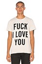 view 1 of 3 CAMISETA FUCK I LOVE YOU in Natural