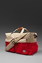 view 1 of 7 Walton Duffle Bag en Red/Khaki in Red & Khaki