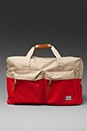 view 2 of 7 Walton Duffle Bag en Red/Khaki in Red & Khaki