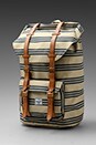 view 1 of 6 Invitational Collection Little America Backpack in Navy & Khaki Stripe