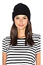 view 2 of 6 2 Pack Quartz Beanie in Black & Windsor Wine