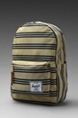 view 1 of 6 Settlement Plus Backpack in Navy/Khaki Stripe in Navy & Khaki Stripe