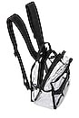 view 4 of 4 Nova Mini Backpack in Black & Clear