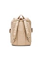 view 2 of 4 Dawson Backpack in Khaki & Nectarine Scatter & Tan