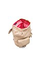 view 4 of 4 Dawson Backpack in Khaki & Nectarine Scatter & Tan