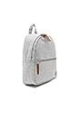view 3 of 4 Town Backpack in Light Grey Crosshatch