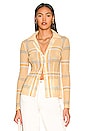 view 1 of 4 Gretel Shirt in Tangelo Check