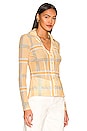 view 2 of 4 Gretel Shirt in Tangelo Check