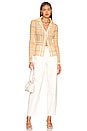 view 4 of 4 Gretel Shirt in Tangelo Check
