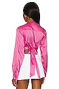 view 3 of 4 Sofia Shirt in Miami Pink
