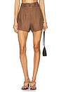 view 1 of 6 Zinna Short in Chocolate