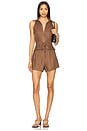 view 5 of 6 Zinna Short in Chocolate