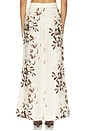 view 5 of 7 PANTALON CAPRI in Painted Flower Chocolate