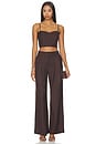 view 6 of 6 Mireya Pants in Chocolate