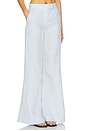 view 3 of 7 PANTALON CAPRI in Sky Melange