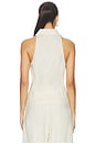 view 3 of 4 Sloan Linen Vest in Ivory